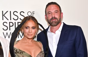 Jennifer Lopez pozon me Ben Affleck: jo si të dashuruar, por si kolegë